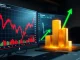 Visualizing the January 2026 crypto flows shift from volatile Bitcoin charts to stable tokenized gold assets.