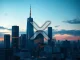 Japan's financial district with XRP logo symbolizing the upcoming reclassification of the digital asset as a financial product.