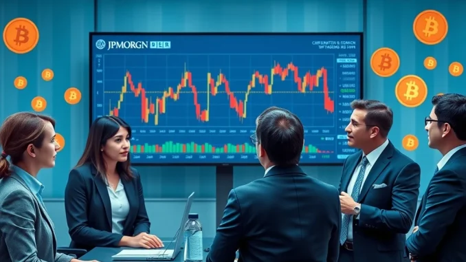 JPMorgan analysts discuss 2026 cryptocurrency market outlook with institutional investment data
