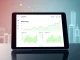 Dashboard analyzing low-risk crypto investments and steady yield from real-world assets in 2025.