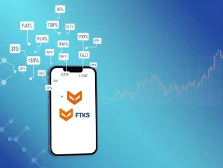 Illustration of MetaMask wallet integrating tokenized ETFs and stocks through Ondo Finance partnership.
