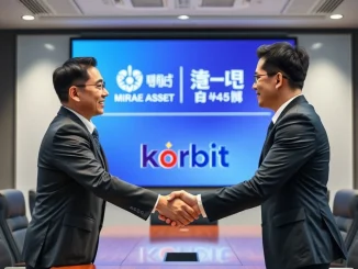 Mirae Asset acquires controlling stake in Korbit crypto exchange, signaling major institutional crypto adoption in South Korea.