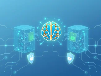 Illustration of Nomis and OptiView AI partnership boosting Web3 trust through merged blockchain networks.