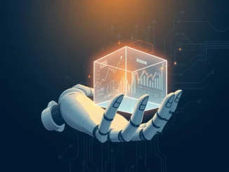 OpenClaw AI Trading Agent concept illustration showing intelligent analysis of financial data