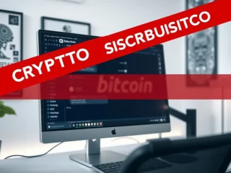 OpenClaw Discord server interface showing strict prohibition of cryptocurrency discussion with Bitcoin crossed out.
