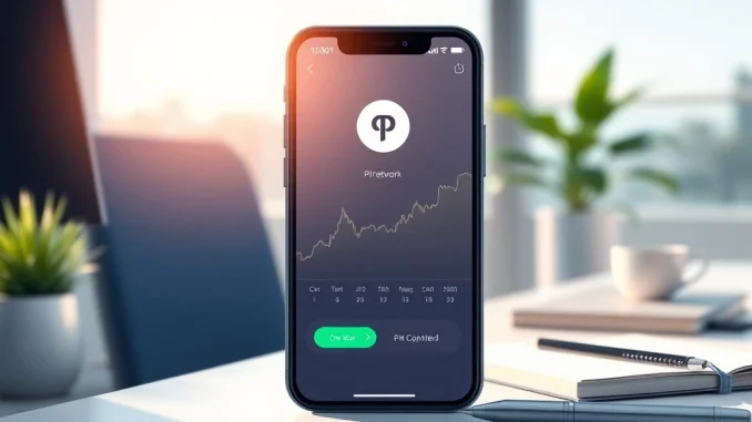 Pi Network cryptocurrency price analysis after mainnet anniversary showing market trends and technical data.