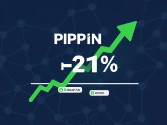 Chart showing PIPPIN as the top crypto gainer with a 21% surge amid mid-cap altcoin resilience.