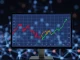 Chart showing Polygon and Bittensor price declines alongside BlockDAG investment interest in February 2026 crypto market.