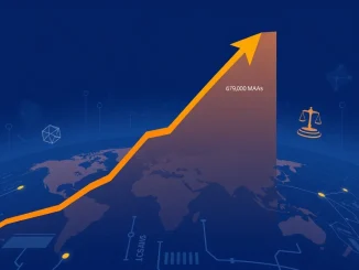Graph showing Polymarket's record 679,000 monthly active addresses ATH amid prediction market regulatory scrutiny.