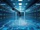 A robotic arm interacts with a holographic city map, symbolizing the Presens and 4AI partnership for real-world spatial data and AI.
