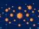 Cross-chain DEX aggregator connecting DeFi liquidity to prediction markets in a blockchain network visualization.