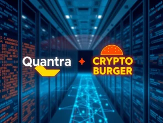 Quantra and Crypto Burger partnership merges Bitcoin execution with RWA and AI infrastructure for real-world utility.