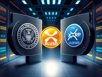 RLUSD stablecoin proposal linking XRP Ledger to the Federal Reserve's payment system.