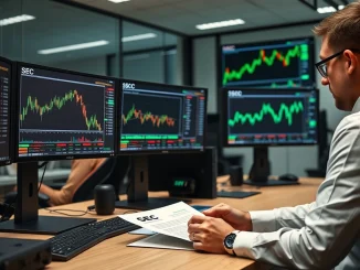 SEC guidance transforms USD stablecoins into cash equivalents for broker-dealers on a trading desk.