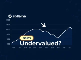 Analyst chart showing Solana SOL cryptocurrency price at $87, flagged as potentially undervalued.