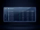 A futuristic digital leaderboard interface representing competitive features in crypto gaming platforms.