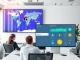 Comparison of the best stablecoin payroll platforms for global businesses in 2026, showing a digital world map and financial dashboard.
