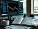 Analyst desk showing Standard Chartered's revised Bitcoin and Ether price targets due to macro pressure and ETF outflows.