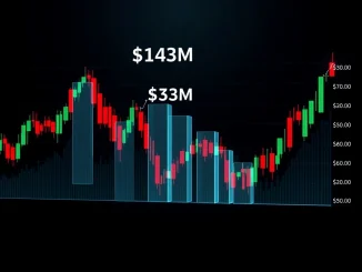 Analysis of $143M in SUI short liquidations showing potential price volatility on a financial chart.