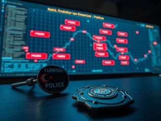 Law enforcement and Tether cooperate in a $500M cryptocurrency freeze targeting illegal betting operations in Turkey.