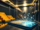 Tether Gold's blockchain network efficiently settling 94 tonnes of physical gold reserves in a secure vault.
