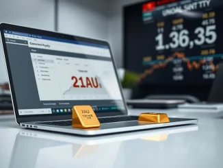 Tether Gold XAU₮ interface and gold bar representing the first tokenized gold dividend by Elemental Royalty.