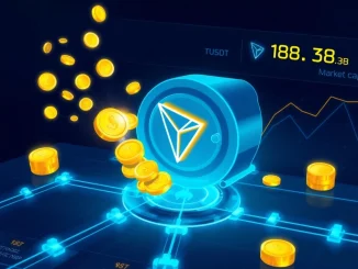 Tether USDT stablecoin liquidity flowing into the Tron blockchain network, illustrating a major crypto market event.