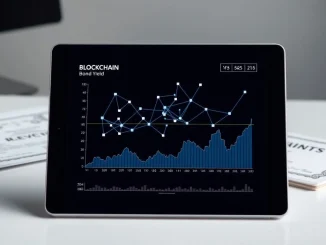 Tokenized bonds as a core crypto asset merging blockchain technology with traditional finance.
