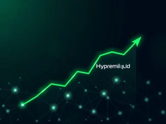 Charts for top crypto gainers MYX Finance and Hyperliquid rising in February 2026 DeFi market.