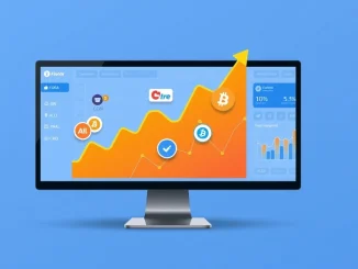 Analytics dashboard showing trending cryptocurrencies by social activity and investor engagement in 2025.