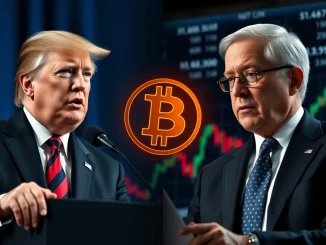Bitcoin traders closely watch Federal Reserve Chair Jerome Powell amid political commentary on monetary policy leadership.