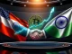Bitcoin price surge chart over U.S.-India flags shaking hands, illustrating the crypto rebound from Trump tariffs deal.