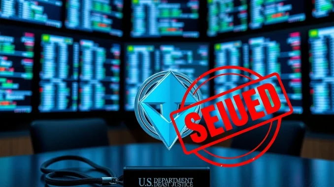 USDT seizure by federal agents in a $61 million cryptocurrency romance scam investigation.