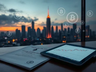 Vietnam crypto tax proposal analysis with blockchain overlay on city skyline