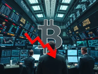 Wall Street derivatives driving Bitcoin price decline analysis chart