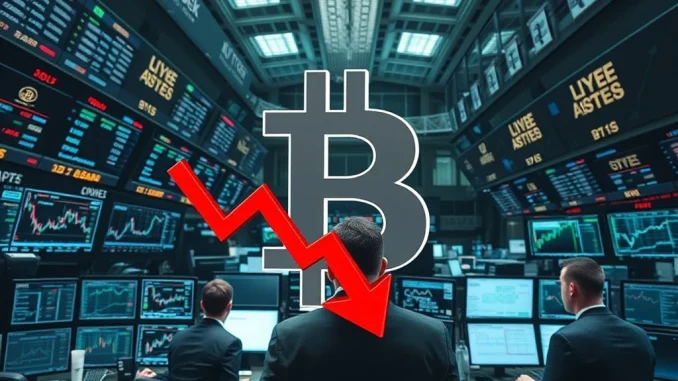 Wall Street derivatives driving Bitcoin price decline analysis chart