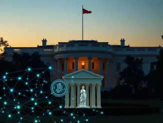 White House stablecoin meeting update on regulatory control and yield rewards policy.