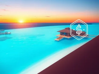 Tokenized real estate deal for the Trump International Hotel & Resort in the Maldives, backed by blockchain technology.