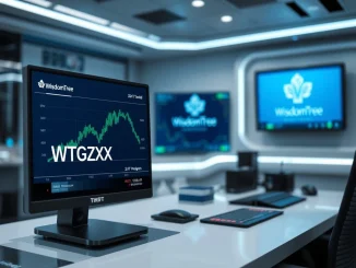 WisdomTree WTGXX tokenized fund enables 24/7 trading and real-time settlement on a digital trading interface.