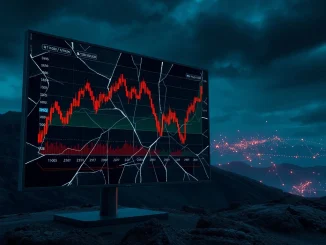 Analytical chart showing the WLFI collapse preceding massive Bitcoin and Ether liquidations.
