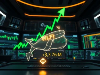 Visualization of WLFI price surge and whale activity triggering a short squeeze in cryptocurrency markets.