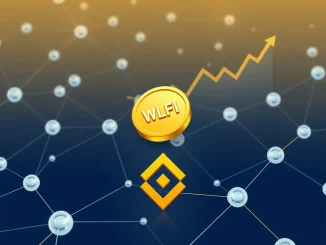 WLFI token and Binance logo illustrating the extended cryptocurrency rewards campaign for USD1 holders.