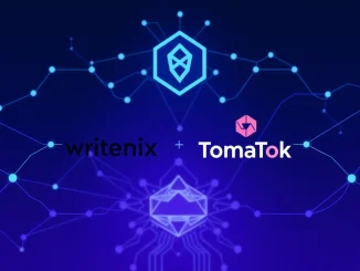 AI and blockchain integration for DeFi messaging on Solana by Writeonix and Tomatok partnership