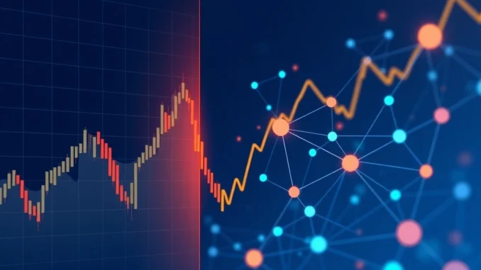 XRP cryptocurrency price chart analysis showing asymmetric market dynamics between institutional and retail investors