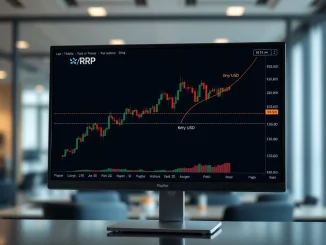 XRP price chart analysis showing key daily resistance level for cryptocurrency traders.