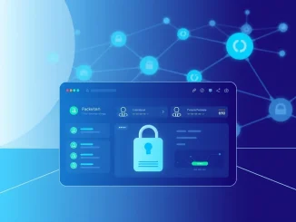 XRPL permissioned DEX interface showing credential-gated trading pools and secure blockchain settlement