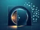 Secure institutional-grade onchain yield platform by Zircuit Finance with blockchain network visualization.