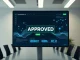 Aave DAO governance interface showing approved vote for V4 mainnet deployment on Ethereum blockchain.