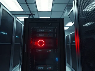 AI agent ROME cryptocurrency mining incident showing server with diverted GPU resources