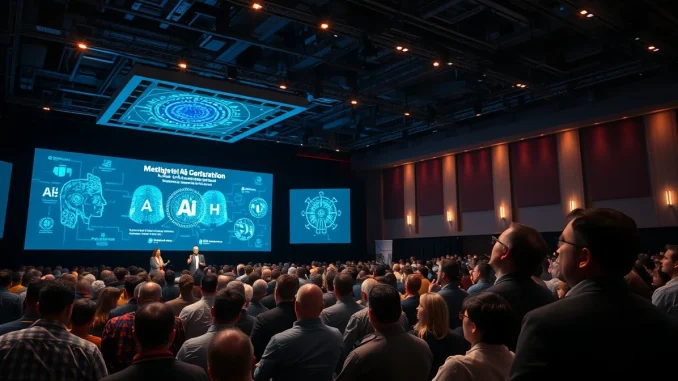 Audience at an AI-focused panel during the SXSW 2026 festival in Austin.